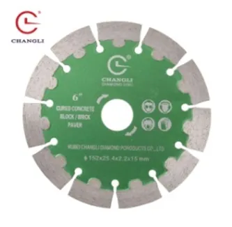 Отрезной диск сигментный с рабочей частью из стали для бетонных стен Φ 150 mm - 2.2x15 mm *22.23#1