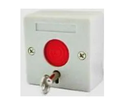 Тревожная кнопка с NO/NC контактами и блокировкой ключа PB-68#1