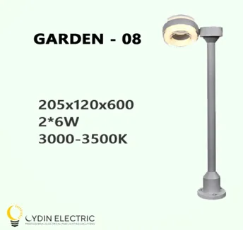 Садово-парковый светодиодный светильник “GARDEN-08” 12Вт IP65#1