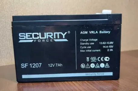 Аккумулятор AGM VRLA серии SF ASTERION SF 1207, 12в 7А/ч#1