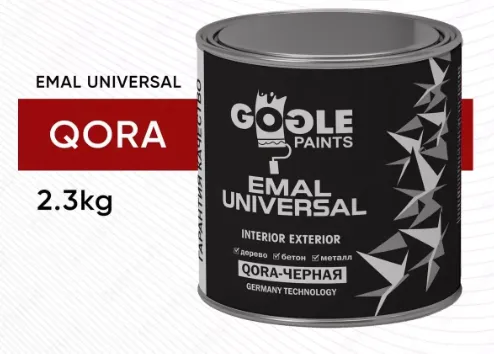 Эмаль универсальная Gogle Paints 2.3 кг (черная)#1