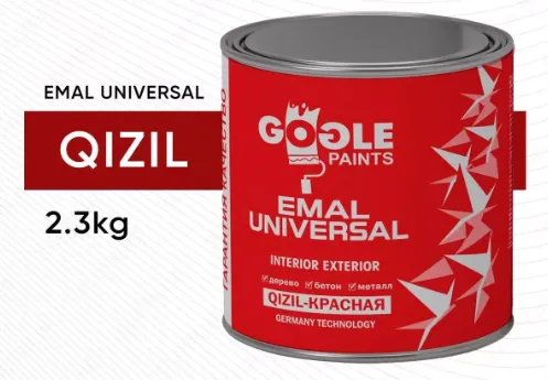 Эмаль универсальная Gogle Paints 2.3 кг (красная)#1