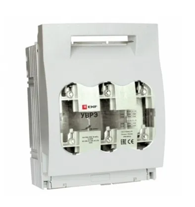 Выключатель-разъединитель УВРЭ 630А откидного типа под предохранители ППН (габ.3) EKF#1