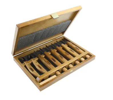 Набор из 6 резцов + 2 ножей в деревянной коробке Profi, Narex#1