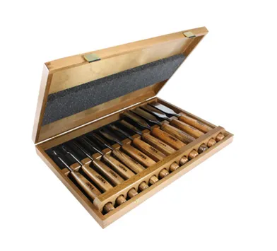 Набор из 12 резцов с деревянной ручкой в коробке Profi, Narex#1