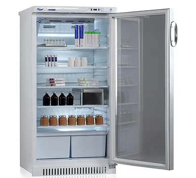 Холодильник фармацевтический V=250л, ХФ-250-3 (+2...+14, 600х610х1300) со
стекл. дверью и замком#1