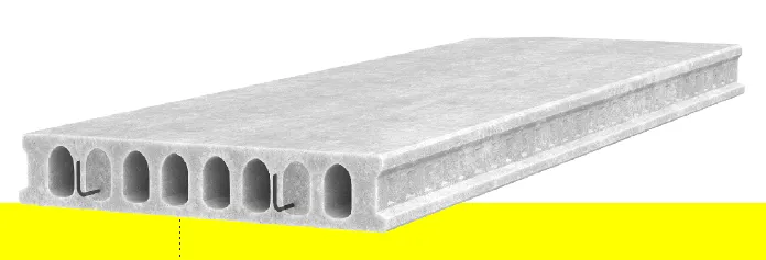 Многопустотные плиты перекрытий тип пб шириной 1200 мм с расчетной нагрузкой 450, 600 и 800 кгс/м²#1