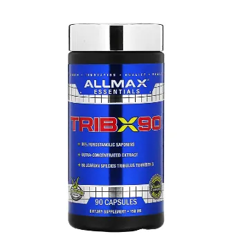 ALLMAX Tribulus Ultra konsentrati, TribX90, 90% furastanol tipidagi saponinlar, 750 mg, 90 kapsula#1