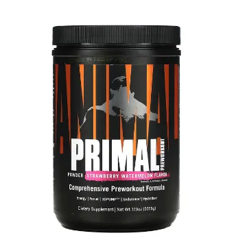 Юниверсал Нутришэн, Animal Primal Powder, Preworkout, Strawberry Watermelon, 17.9 oz (507.5 g)#1