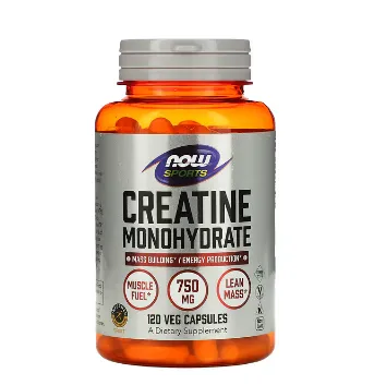 Now Foods, Sports, Creatine Monohydrate, 750 mg, 120 Veg Capsules#1