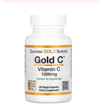 California Gold Nutrition, Gold C, USP Grade Vitamin C, 1000 mg, 60 Veg Capsules#1