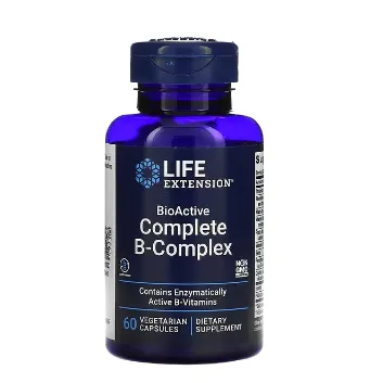 Биоактивный комплекс витаминов группы B Life Extension, 60 вегетарианских капсул#1