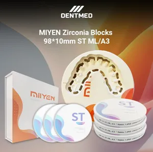 Dental material MIYEN Zirconia Blocks 98*10 mm ST ML/A3#1