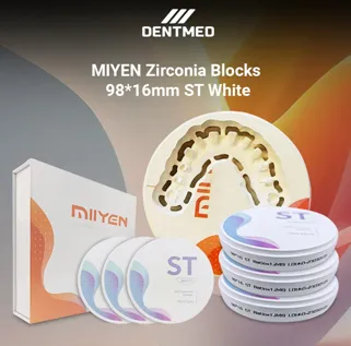 Стоматологический материал MIYEN Zirconia Blocks 98*16 mm ST White#1