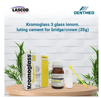 Стеклоиономерный цемент Kromoglass 3 glass ionom (35 g)#1