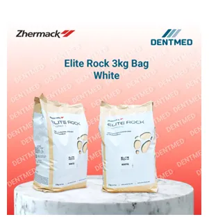Сверхтвердый гипс Elite Rock 3kg Bag, White#1