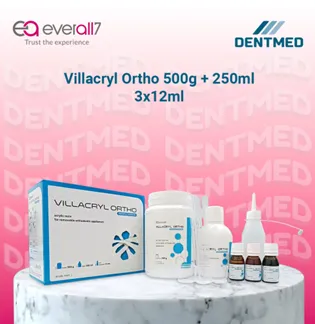 Стоматологический полимерный материал Villacryl Ortho 500 g + 250 ml + 3x12 ml#1