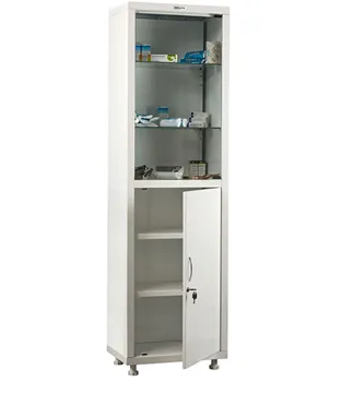 Металлический медицинский шкаф для хранения инструментов МД 1 1650/SG 1655*500*320 мм#1
