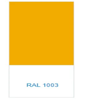Полиэфирная порошковая краска T611103Y020 ОХТЭК – 1ГЛ RAL 1003 CORONA (желтый глянец)#2