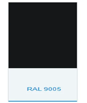 Полиэфирная порошковая краска DZ70000020 INFRALIT PE 8316-00 RAL-9005 (черный глянец)#2
