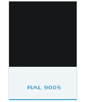 Полиэфирная порошковая краска Т6189005020 ОХТЭК - 1Т1 RAL 9005 (черная матовая шагрень)#2