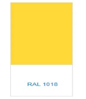 Полиэфирная порошковая краска DZ10510020 INFRALIT PE 8316-00 RAL 1018 (желтый глянец)#2