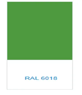 Полиэфирная порошковая краска T611618Y02 ОХТЭК – 1ГЛ RAL 6018 CORONA (салатовый глянец)#2