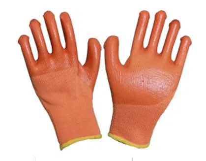 Перчатки утеплённые, оранжевые#1