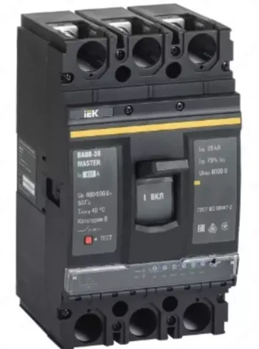 Автоматический выключатель ВА88-39 3Р 400А 35кА MASTER с электронным расцепителем IEK#1