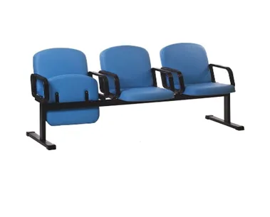 Кресло трёхсекционное для фойе c подлокотниками, модель 1#1