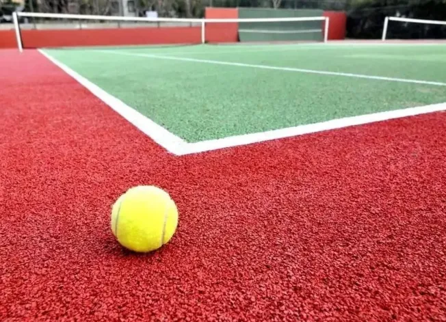 Резиновое покрытие для теннисного корта 12 мм#1