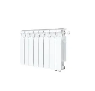 Bimetalik radiator RIFAR Monolit VR 300-10 (titan rangli), termostatik klapanli pastki ulanish, 10 qism#1