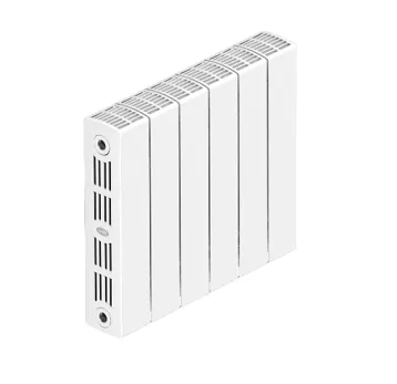 Bimetalik radiator RIFAR Supremo VR 350-10, termostatik klapanli pastki ulanish, 10 qism#1