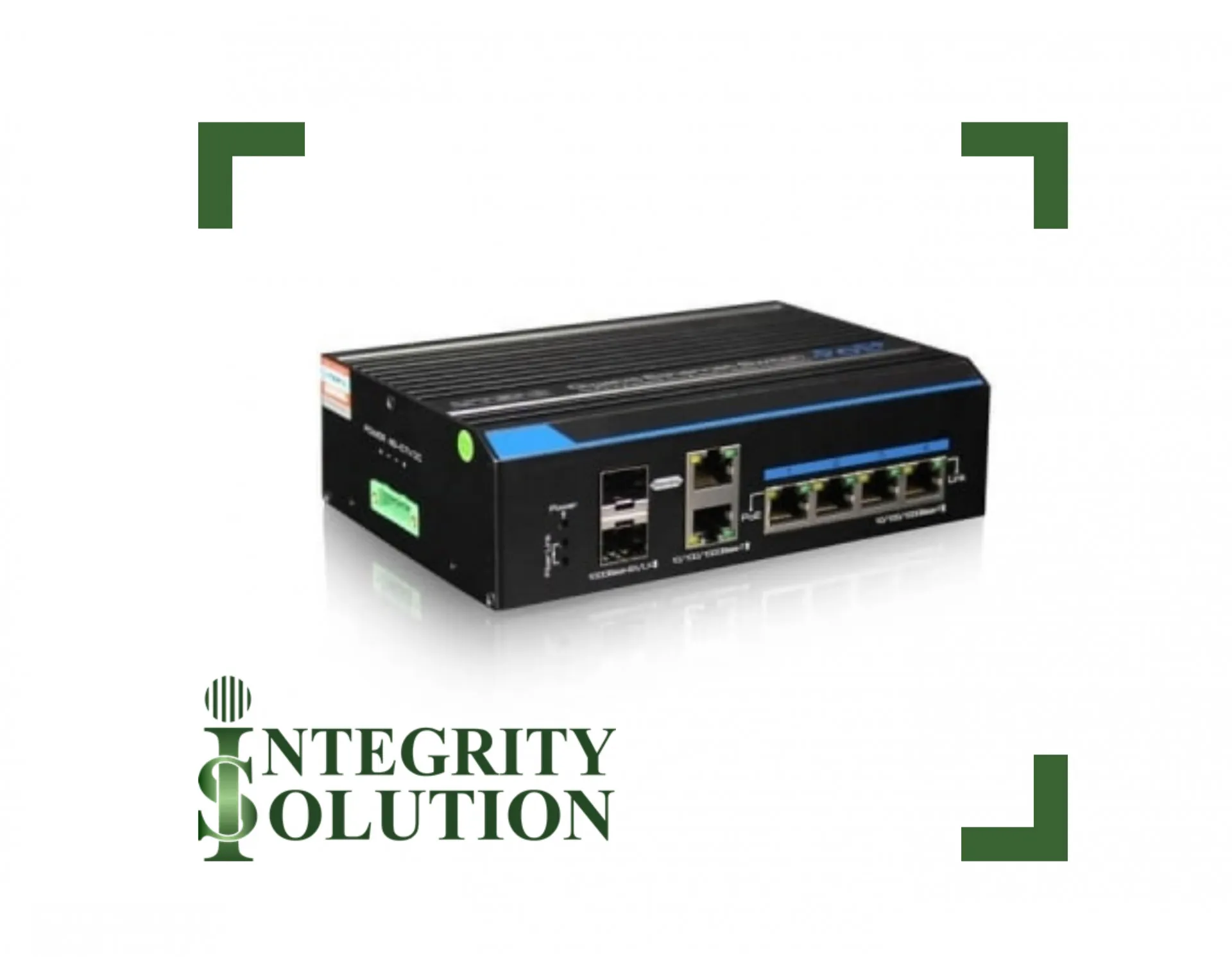 Utepo Коммутатор UTP7204GE-HPOE 4-портовый промышленный, гигабитный POE,  2 гигабитных uplink порта, 2 гигабитных SFP порта (combo) Integrity Solution#1