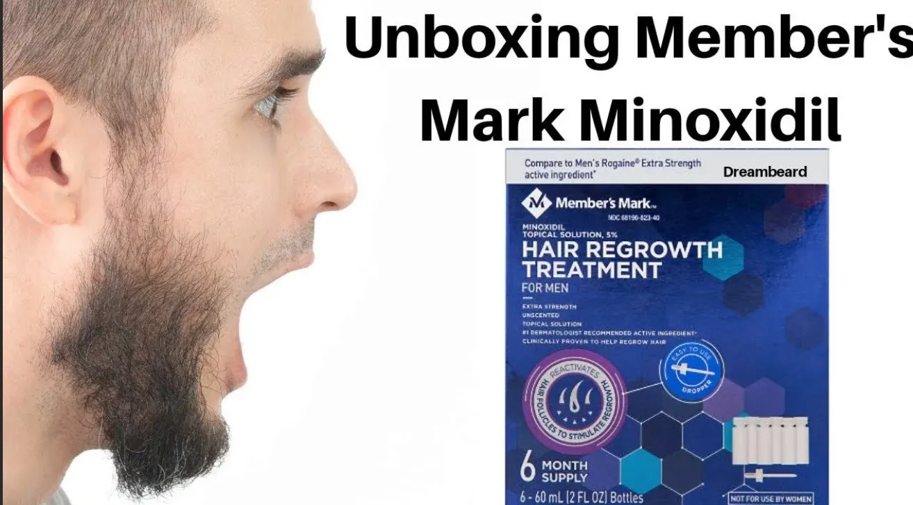 Миноксидил Member's mark для роста бороды#5