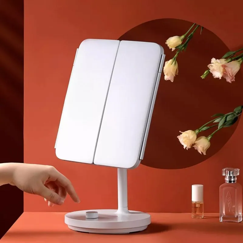 Зеркало косметическое для макияжа с автономной подсветкой Xiaomi Jordan Judy#4