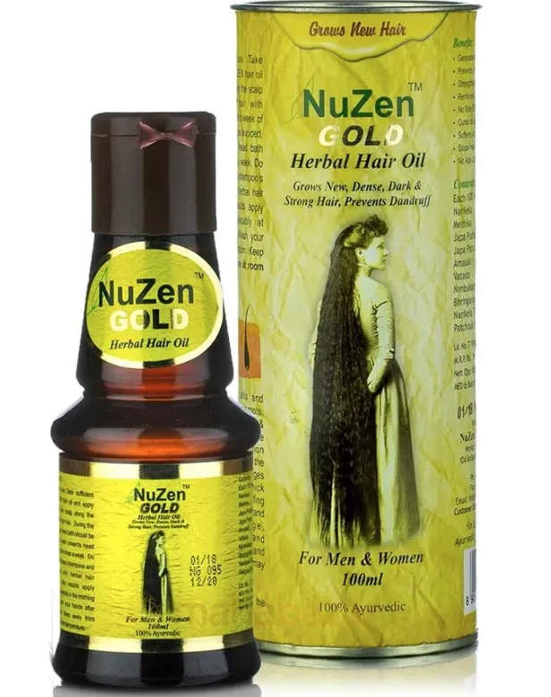 Масло для роста волос Nuzen gold oil#1