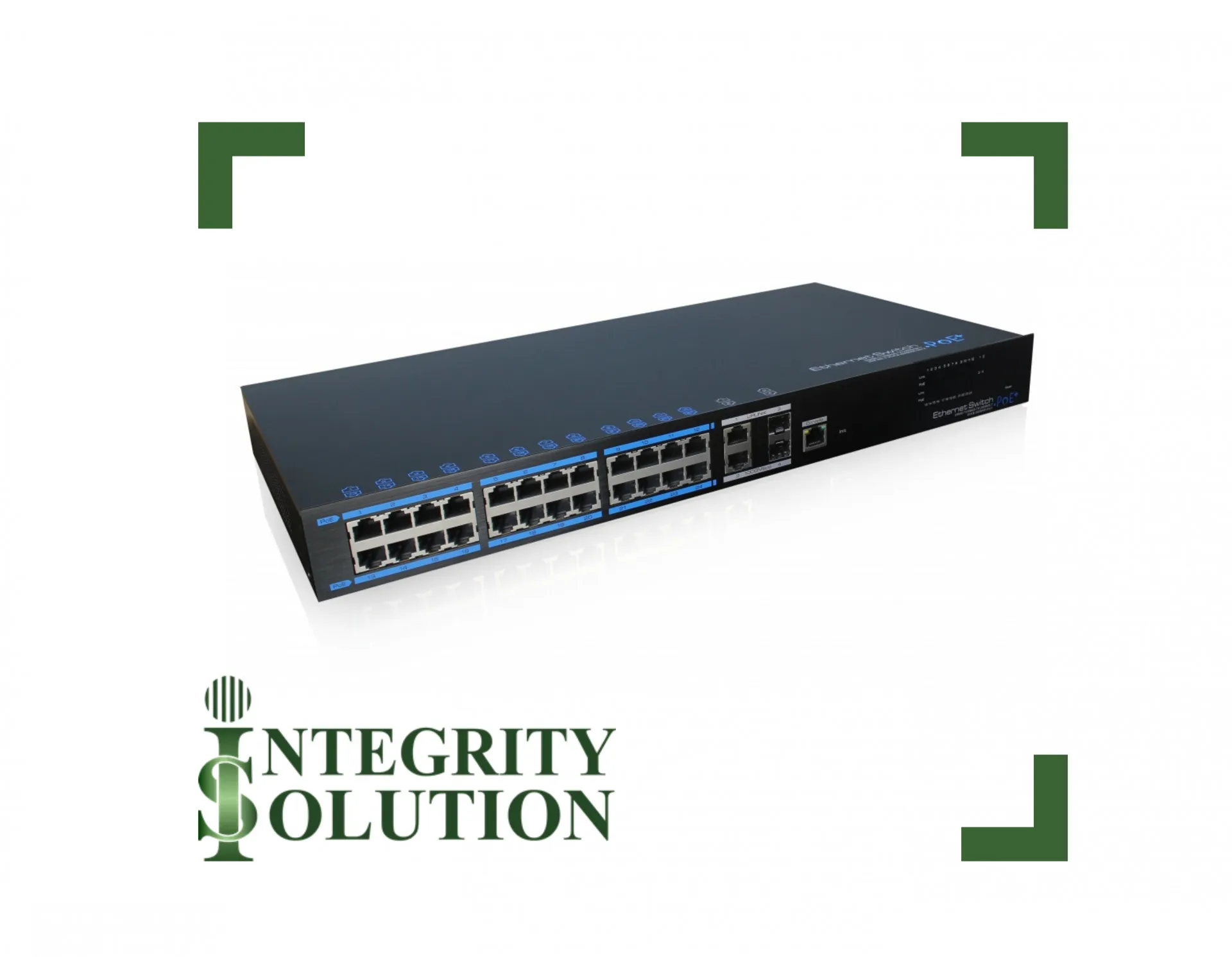Utepo Коммутатор UTP7224E-POE-L2 24-порта 100Мбит POE на 150м + 2 порта Gigabit LAN + 2 SFP Integrity Solution#1