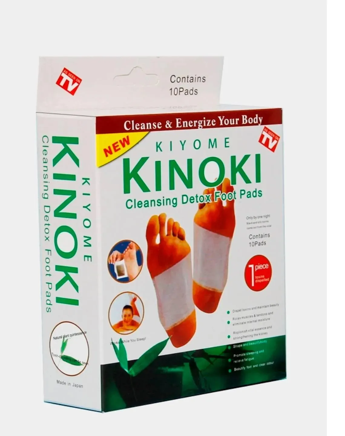 Детоксикационные пластыри для стоп Kinoki Detox#1