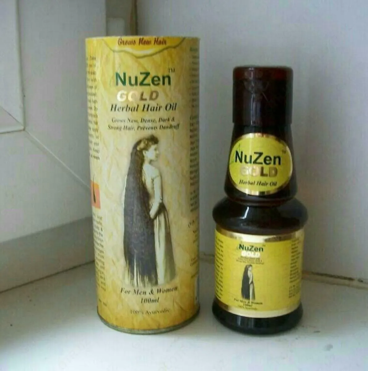 Лечебное травяное масло для роста волос Nuzen gold oil#6