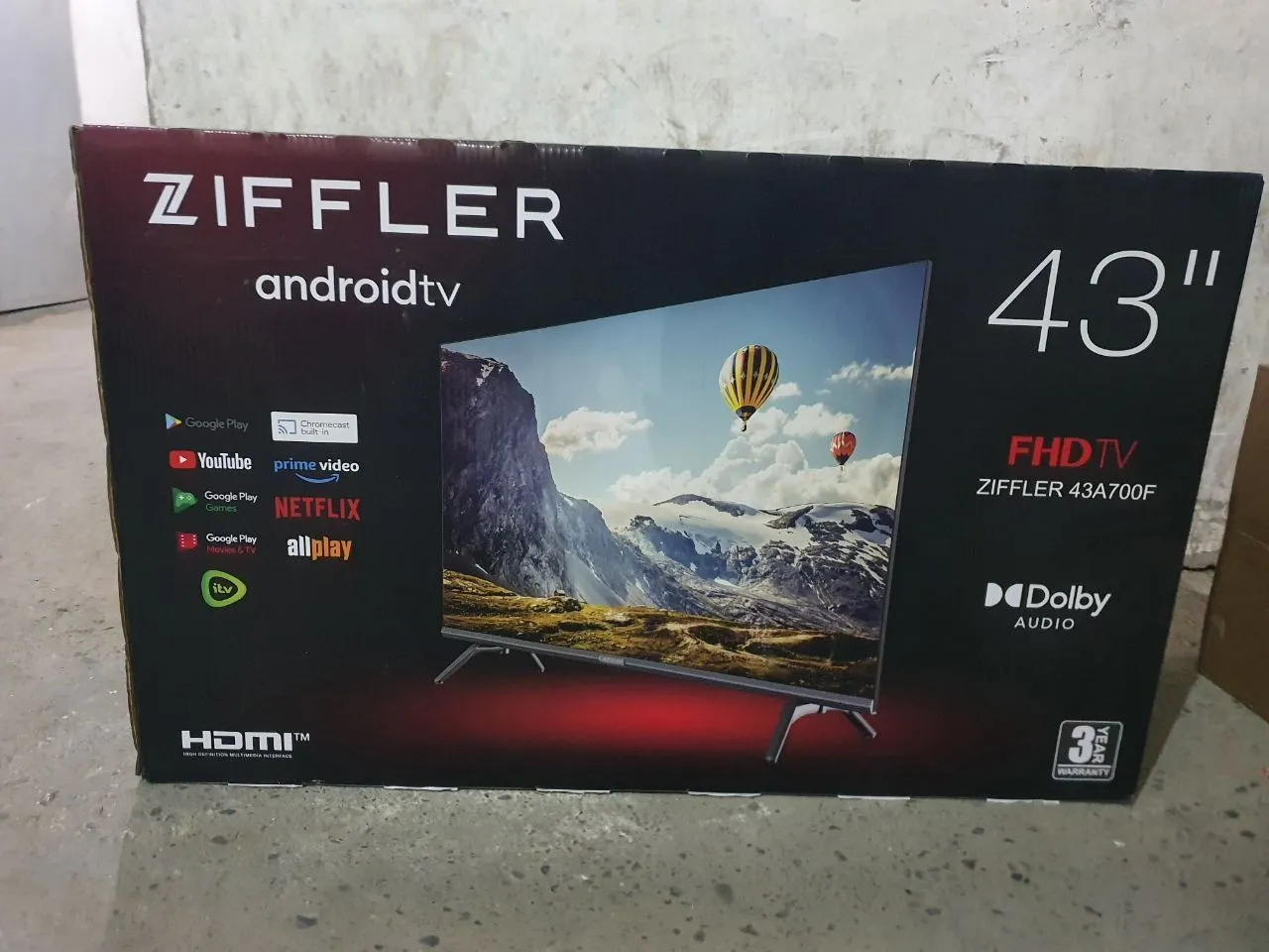 Телевизор Ziffler 43" Full HD Android#3