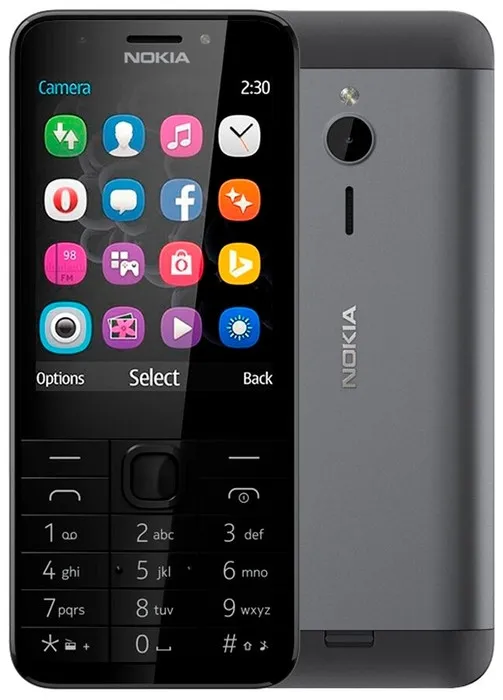 Телефон Nokia 230 Dual sim Серый #1