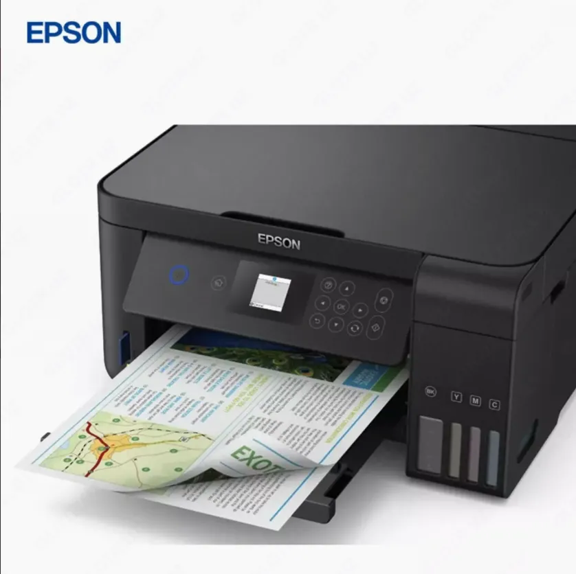 Струйный принтер Epson L4160, цветной, A4, USB, Wi-Fi, черный#3