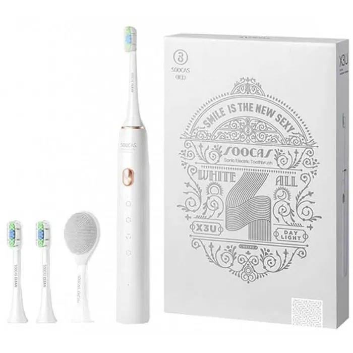 Умная электрическая зубная щетка Xiaomi Soocas X3U Sonic Electric Toothbrush Limited Edition, белая#3