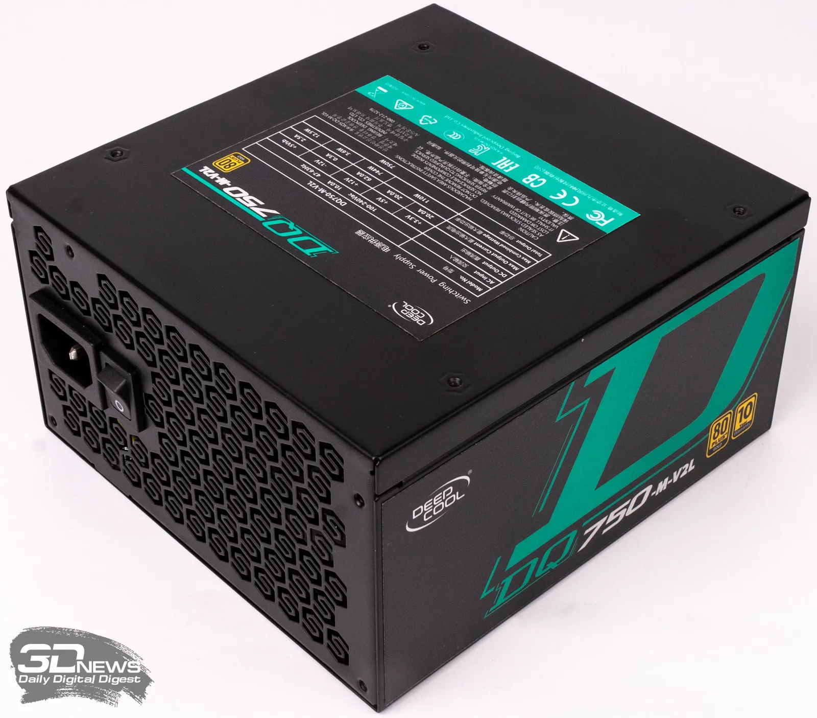 Блока питания DeepCool DQ750-M-V2L Стандарт эффективности 80 PLUS Gold#3