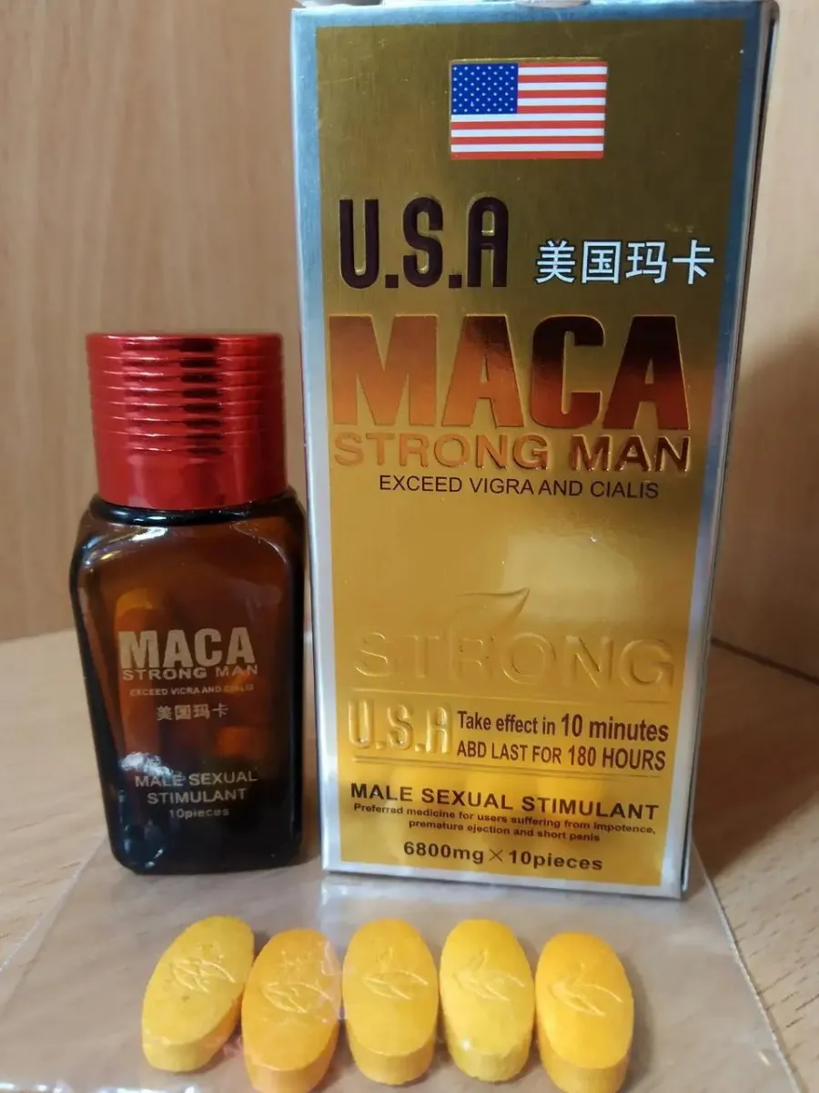 Таблетки для мужчин "Maca Strong Man"#2