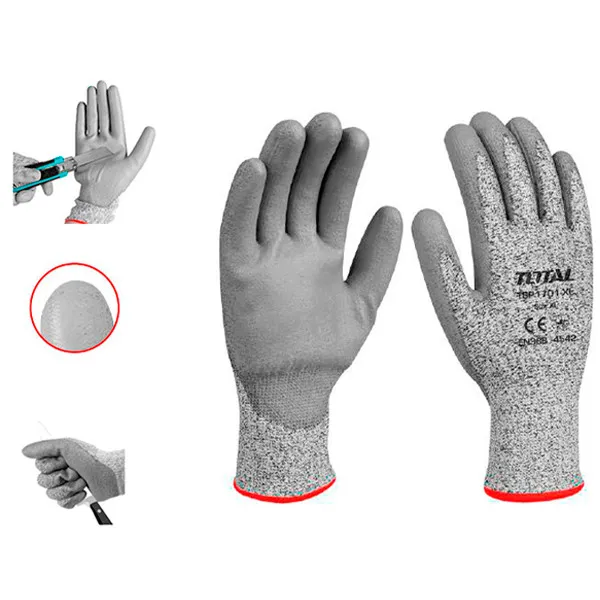 Стойкие к порезам перчатки TOTAL TSP1701-XL#2