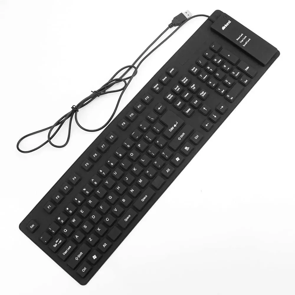 Klaviatura ProHT katlanadigan USB simli klaviatura#2