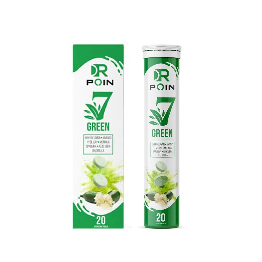 Dr Poin 7 Зеленые шипучие таблетки для похудения#3
