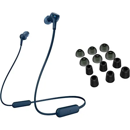 Беспроводные наушники с шейным ободом Sony WI-XB400 black/blue#2